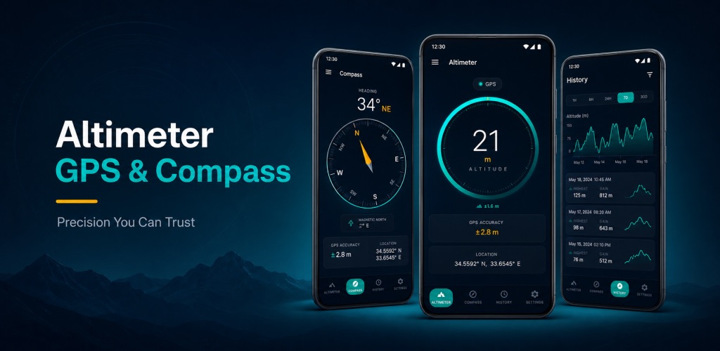 Altimeter - GPS & Compass