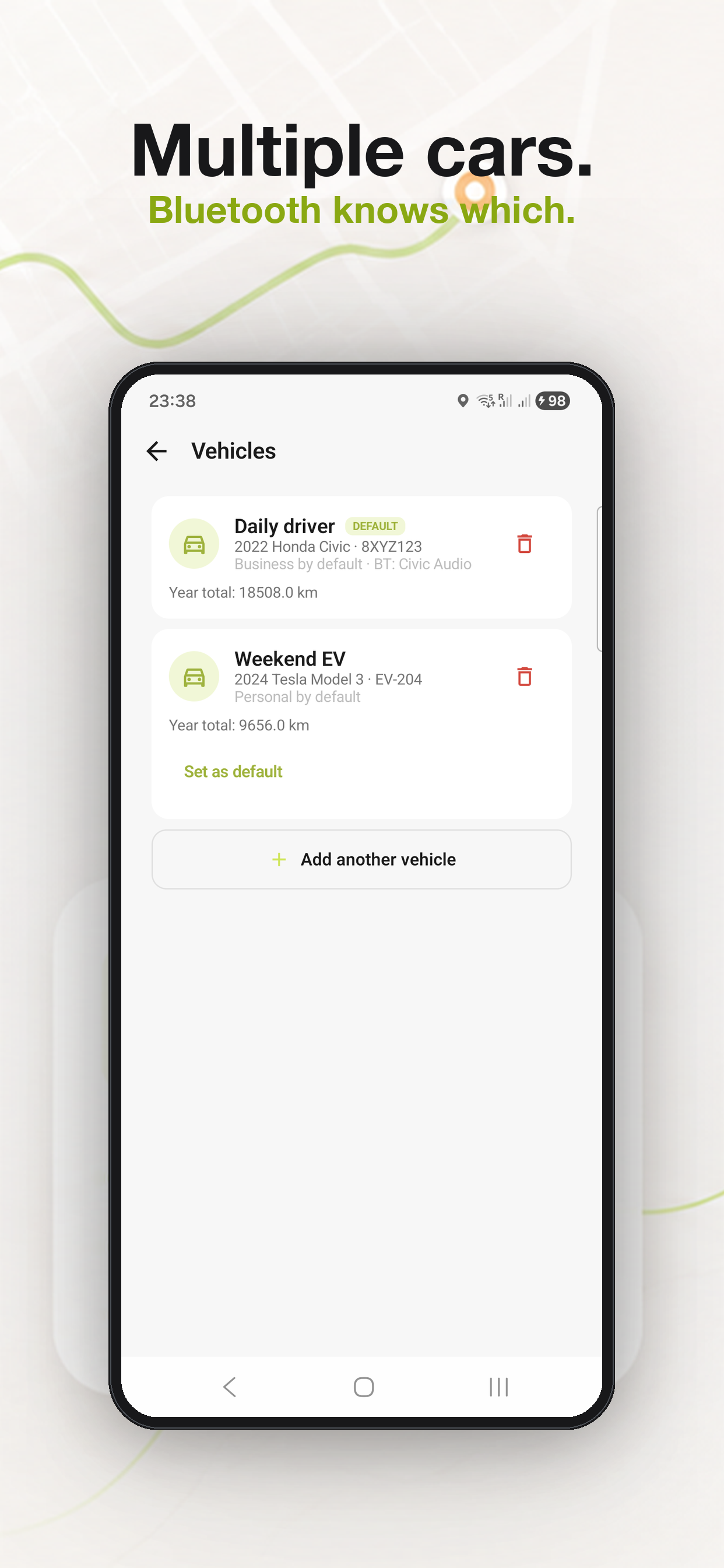 Multi-vehicle setup