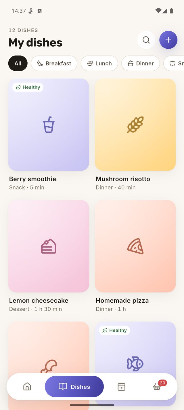 Recipe library
