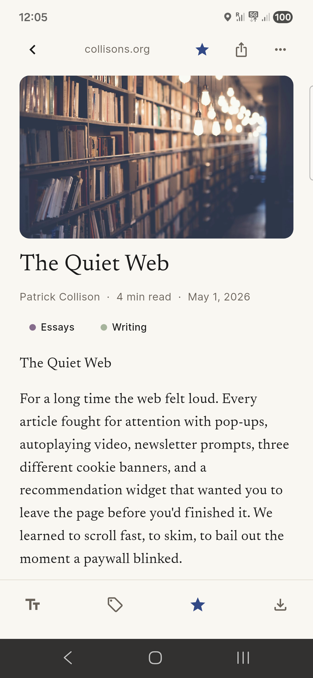 PageVault reader