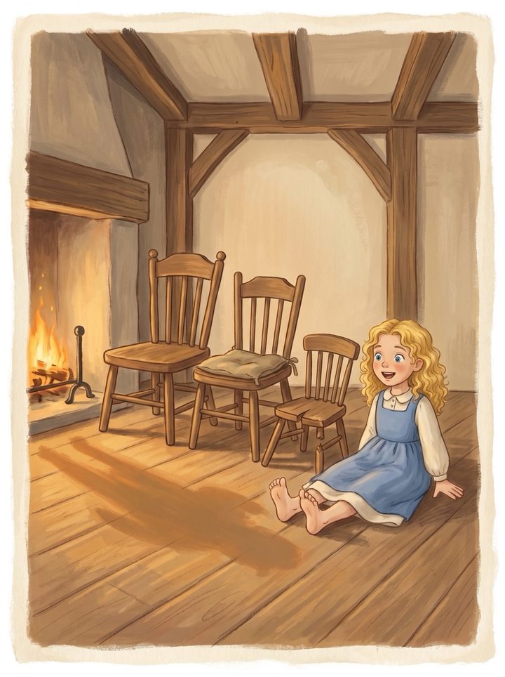 Goldilocks and the Three Bears, page 6.