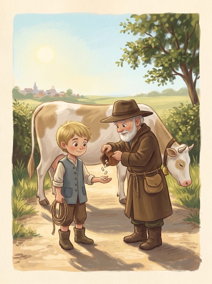 Jack and the Beanstalk, page 1.