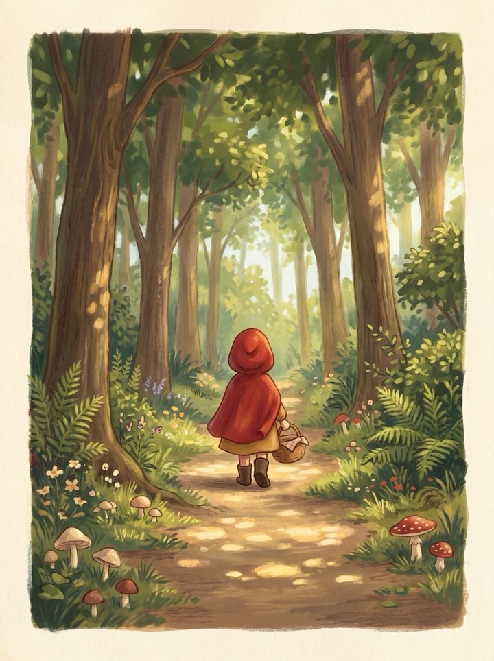Little Red Riding Hood, page 3.