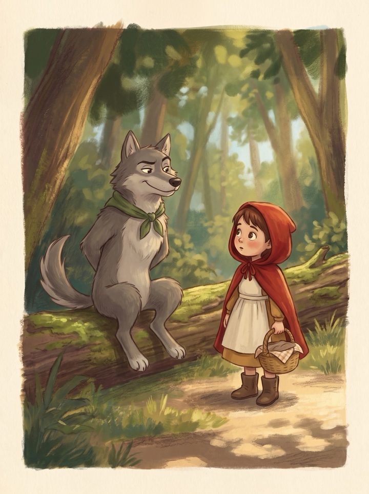Little Red Riding Hood, page 4.