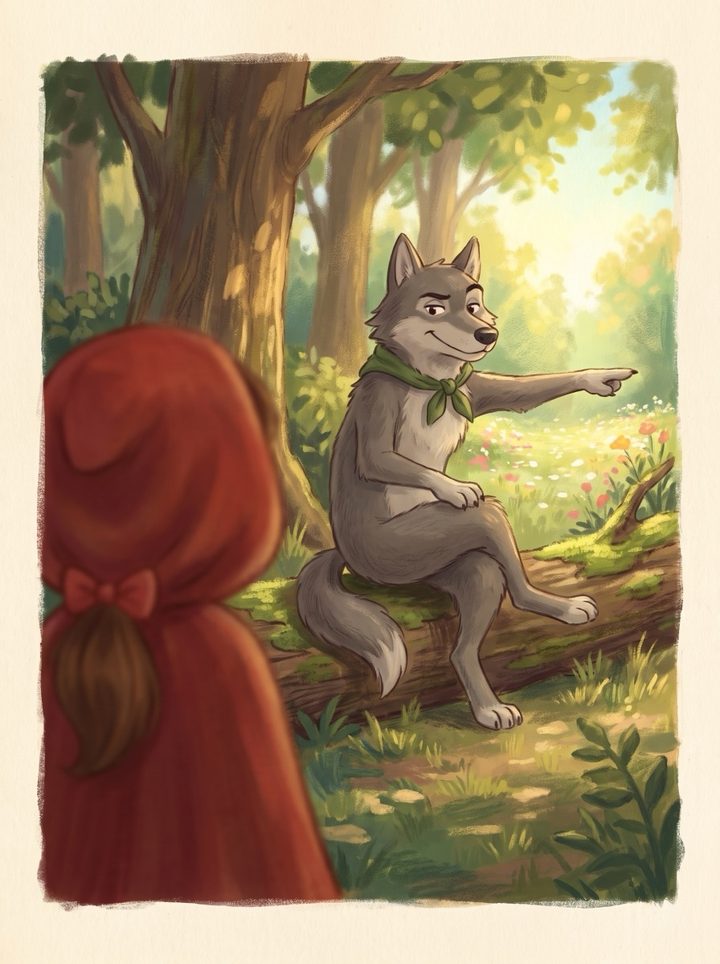 Little Red Riding Hood, page 5.