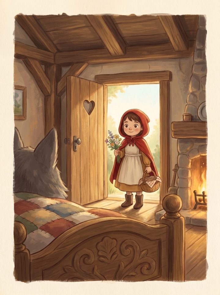 Little Red Riding Hood, page 8.