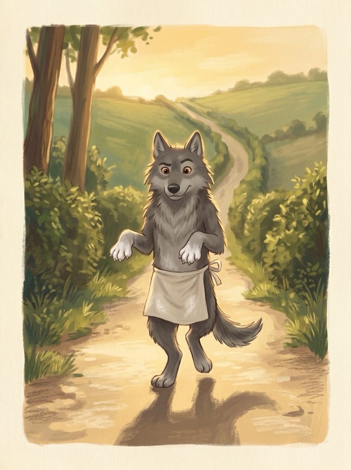 The Wolf and the Seven Little Kids, page 5.