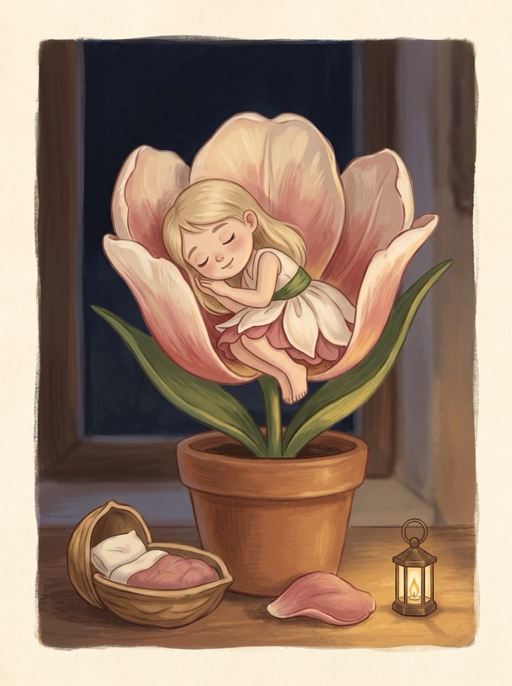 Thumbelina, page 1.