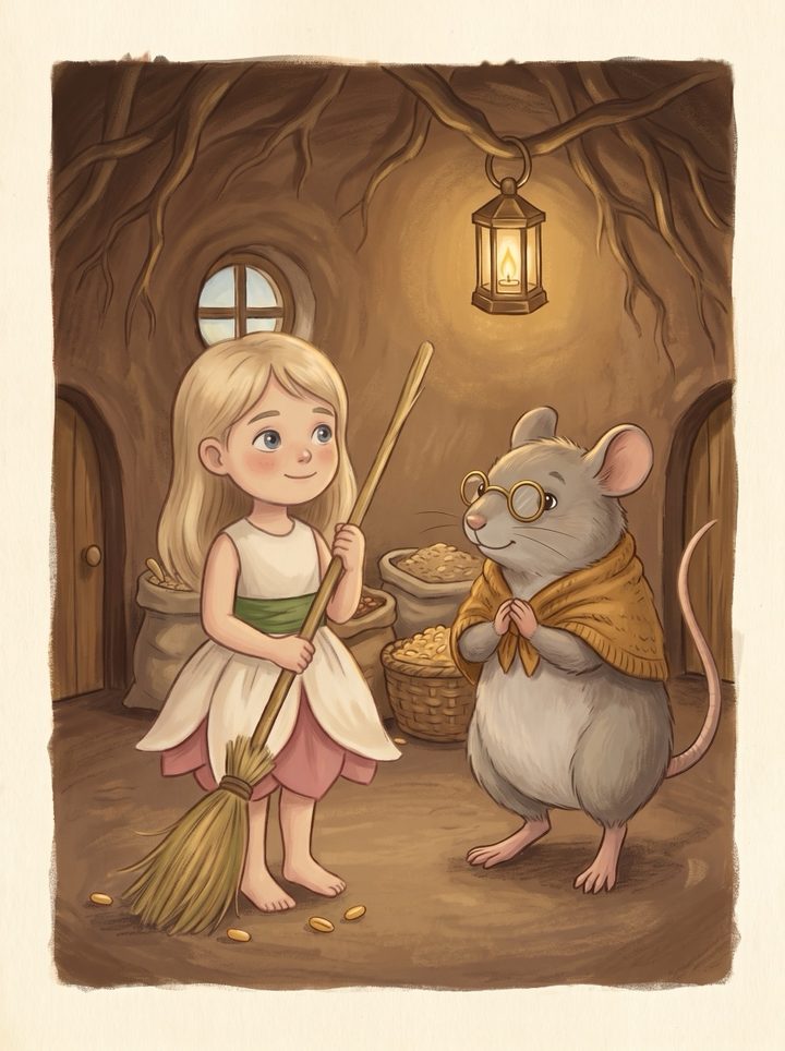 Thumbelina, page 6.