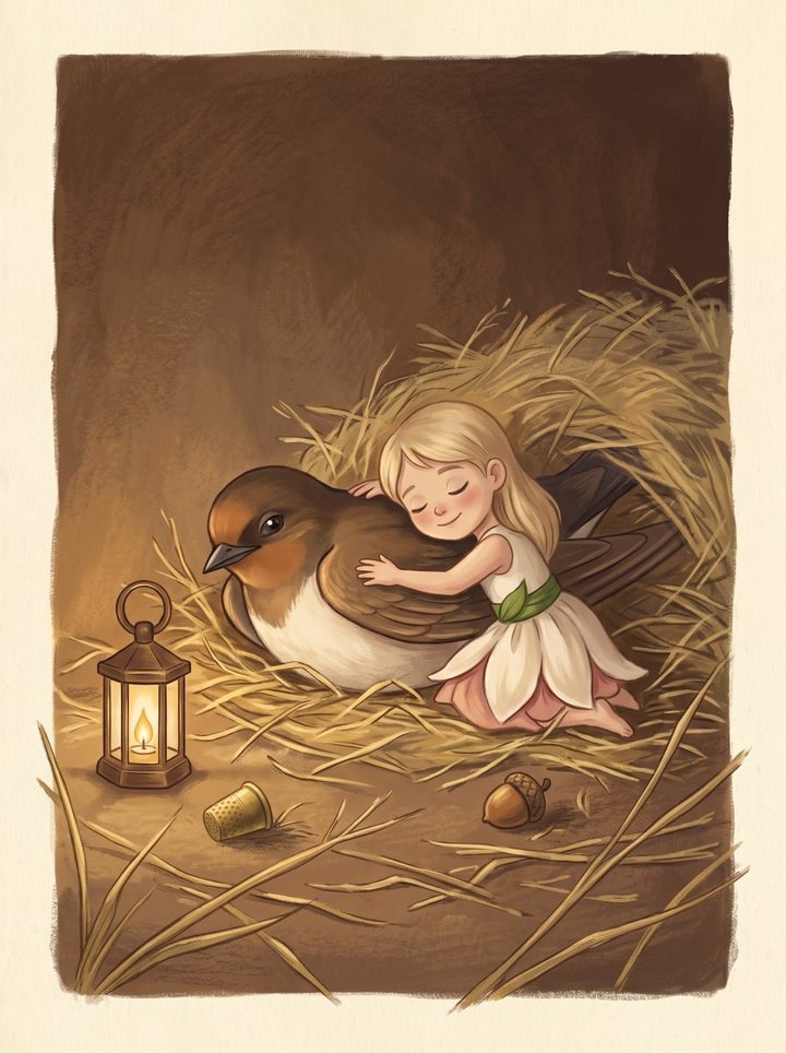 Thumbelina, page 8.