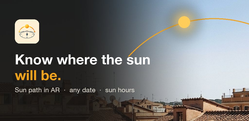 SunPlanner - the sun's arc over city rooftops